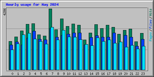 Hourly usage for May 2024